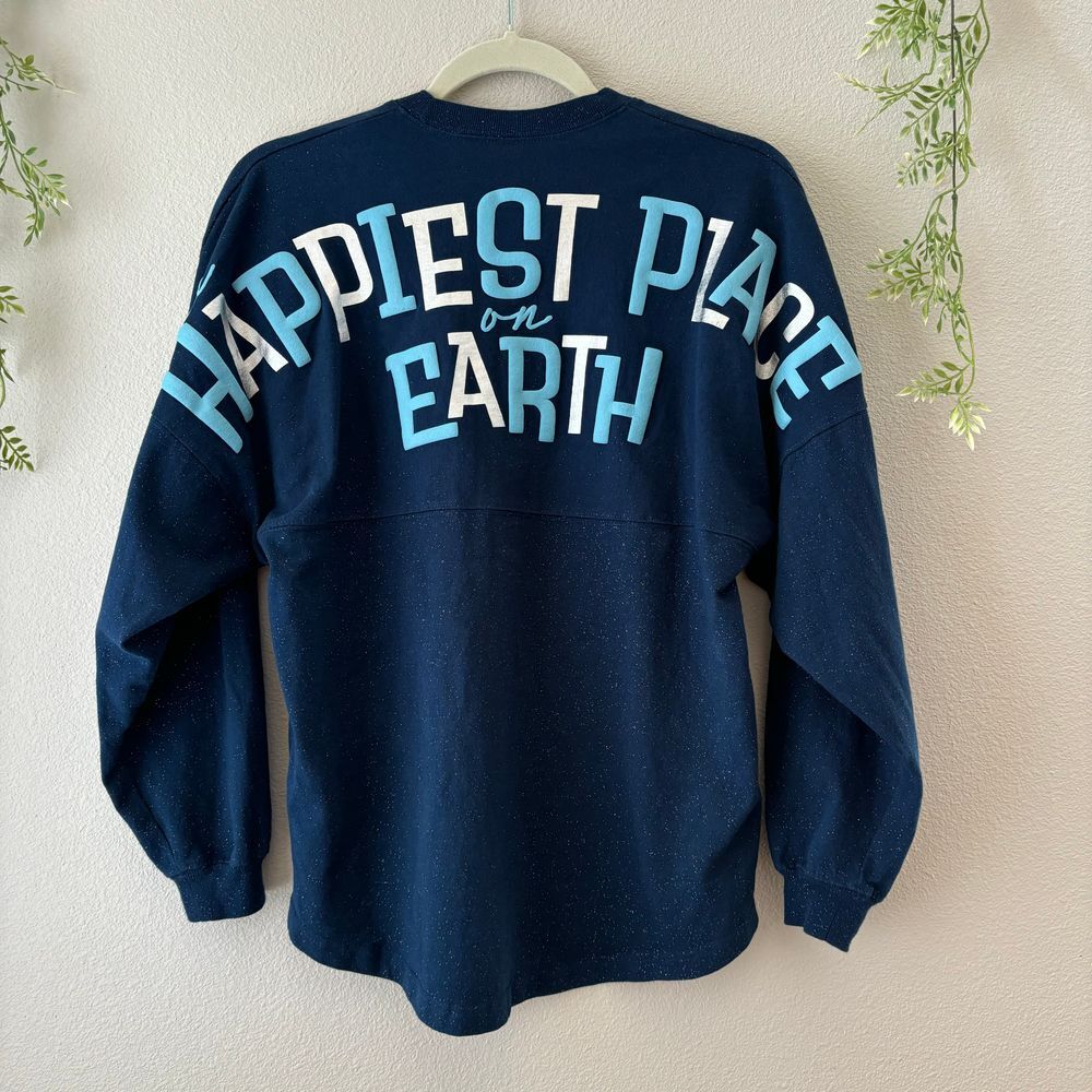 Sparkly Disney Spirit Jersey Size XS Castle Disneyland 65th Anniversary Resort
